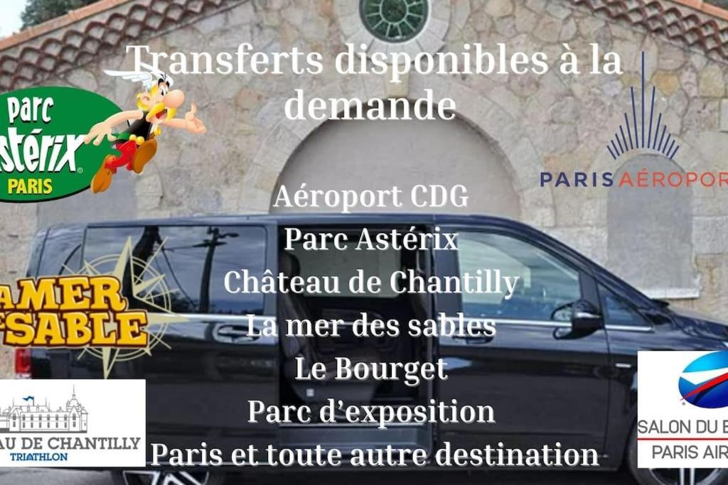 Cosy Home Proche De Roissy Cdg Paris, Parc Asterix I Aeroville I Parc Des Expo I Villepinte Louvres Extérieur photo
